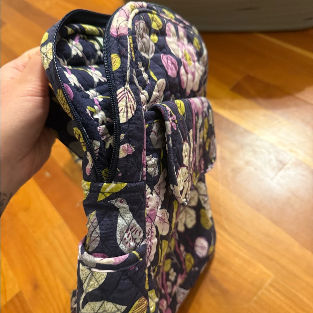 Vera Bradley small backpack in retired "Floral Nightingale" - Picture 5 of 13